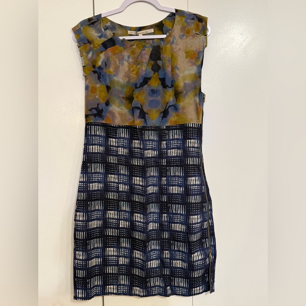 Rachel Rachel Roy Abstract Print Colorblock Sheath Dress